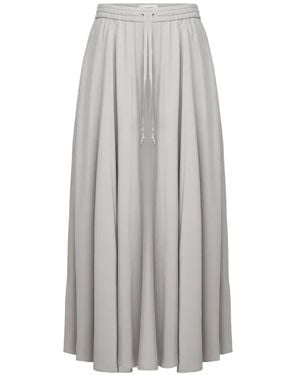 DRYKORN Qerime Drawstring-Fastening Maxi Skirt - Grey