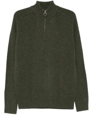 Barbour Pullover mit Reißverschluss - Grün