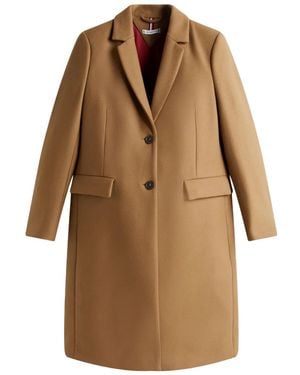 Tommy Hilfiger Abrigo con botones - Marrón