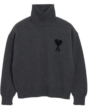 Ami Paris Jersey de lana - Gris