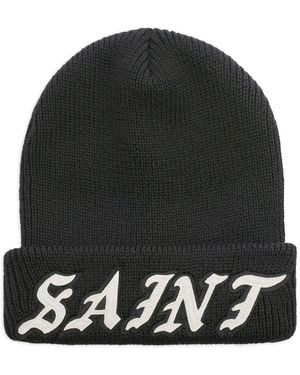 SAINT Mxxxxxx Bonnet À Appliqué Logo - Black