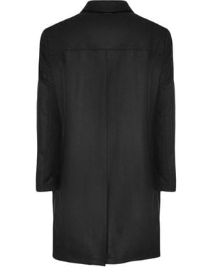 Herno Collared Coat - Black