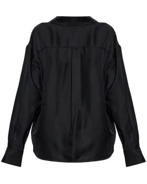 Alexander Wang Hemd Aus Seide Mit Reverse-Detail - Schwarz