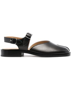 Maison Margiela Tabi レザーサンダル - ブラック
