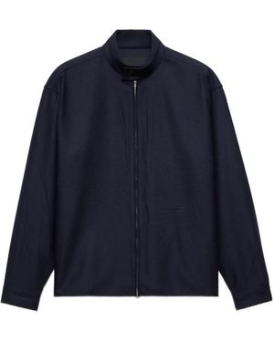 Prada Wool And Cashmere Shirt - Blue