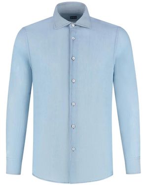 Fedeli Buttoned Shirt - Blue