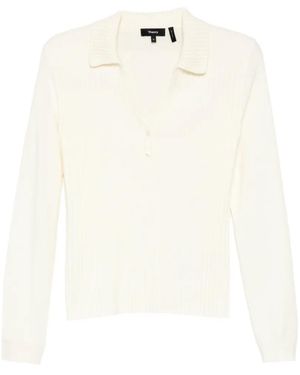 Theory Polo De Canalé - Blanco