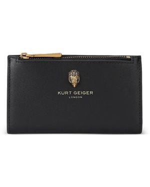 Kurt Geiger Logo-Plaque Bi-Fold Wallet - Black