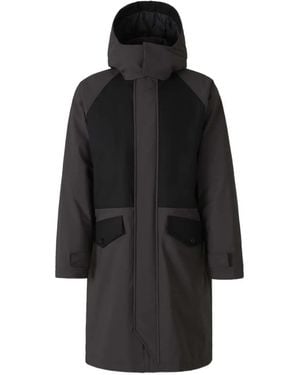 Herno Hooded Panelled Jacket - Black