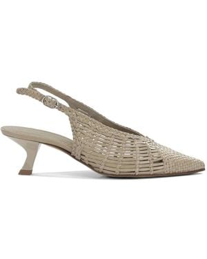 Toni Pons Woven Slingback Pumps - White