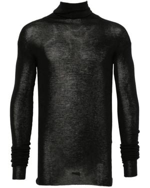 ROT The Not So Sartre Button-Back Jumper - Black
