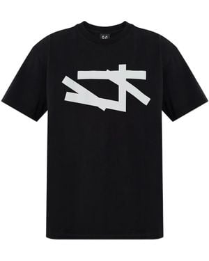 44 Label Group Graphic Print T-Shirt - Black