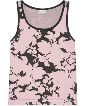 Dries Van Noten Jacquard Tank Top - Pink