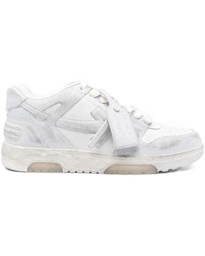 Off-White c/o Virgil Abloh Out Of Office Leather Trainers - White