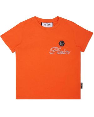 Philipp Plein Italic Plein Tシャツ - オレンジ