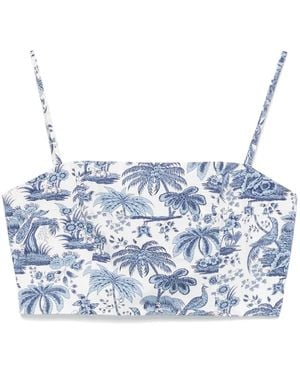 STAUD Federico Top - Blue