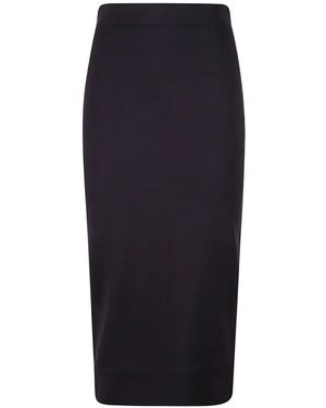 Max Mara High-Waisted Pencil Skirt - Blue
