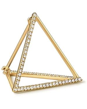 Shihara Orecchino Diamond Triangle Earring 20 (03) - Metallizzato