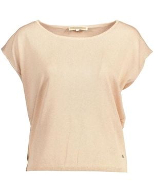 Kocca Short-Sleeve Knit Top - Natural