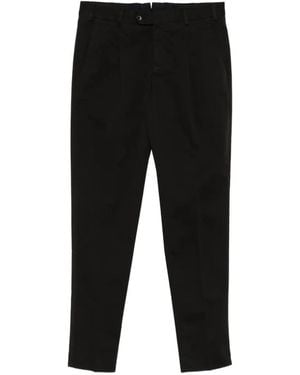PT Torino Tapered-Leg Trousers - Black