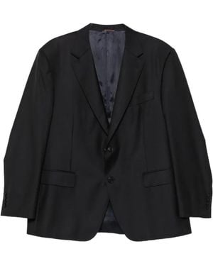 Canali Single-Breasted Notch-Lapel Suit - Black