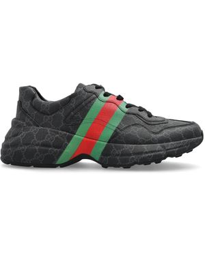 Gucci Rhyton Trainers - Black