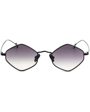 Eyepetizer Canar Geometric-Frame Sunglasses - Black