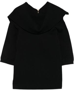 Semicouture Zip-Up Jacket - Black