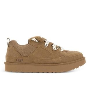 UGG Lo Lowmel Suede Sneakers - Brown
