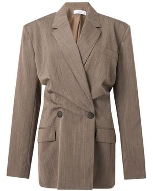 IRO Sunrise Double-Breasted Blazer - Brown