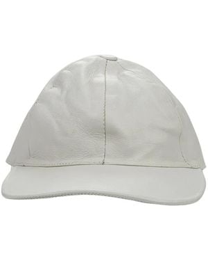 Opening Ceremony Leather Cap - Grey
