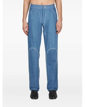 Rus Ella Panelled Jeans - Blue