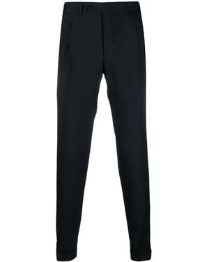 Canali Slim-Fit Tailored Trousers - Blue