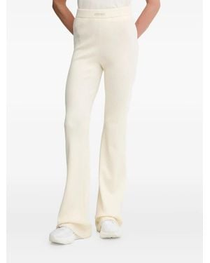 Guess Ribbed Logo Pants - White