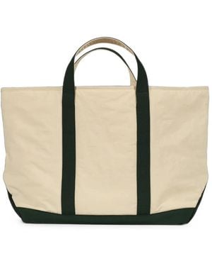 SWJP Puffer Boat Tote Bag - Natural