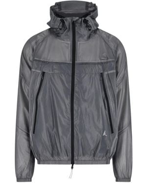 Roa Glasslike Hooded Jacket - Gray