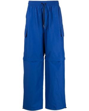 Maison Kitsuné Water-Resistant Convertible Track Trousers - Blue