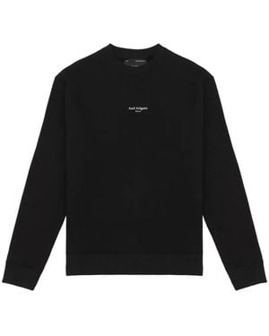 Axel Arigato Logo-Print Organic Cotton Sweatshirt - Black