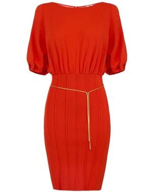 Elisabetta Franchi Mini Dress - Red