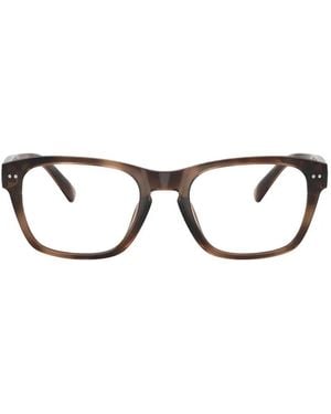 Polo Ralph Lauren Lunettes De Soleil Rectangulaires À Effet Écailles De Tortue - Black