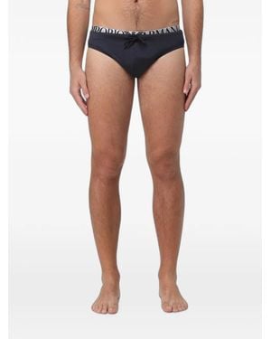 Emporio Armani Costume Da Bagno Con Coulisse - Blu
