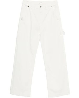 P.A.R.O.S.H. Cuoricini Five-Pocket Jeans - White