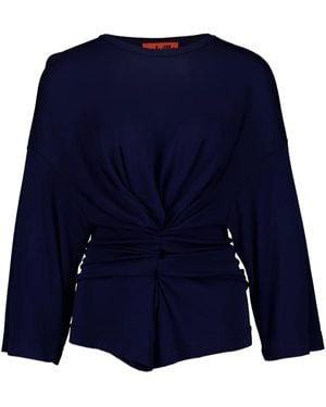 Colville Gedrapeerde Top - Blauw