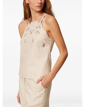 Twinset Embroidered Blouse - Natural