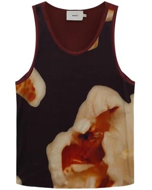 MISCI Amintas Popcorn Printed Tank - Purple
