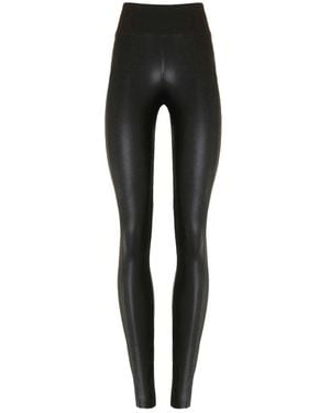 Wolford Python-Effect Leggings - Black