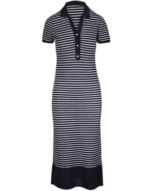 Majestic Filatures Striped Dress - Blue