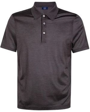 Barba Napoli Polo En Soie - Grey