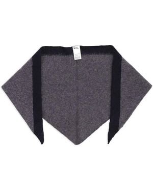 Margaret Howell Panelled Scarf - Blue