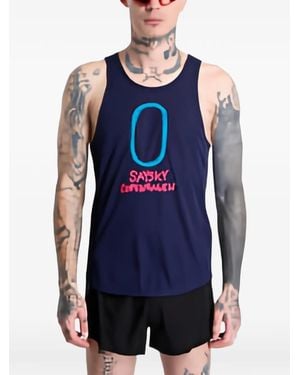 Saysky Statement Flow Singlet - Blau